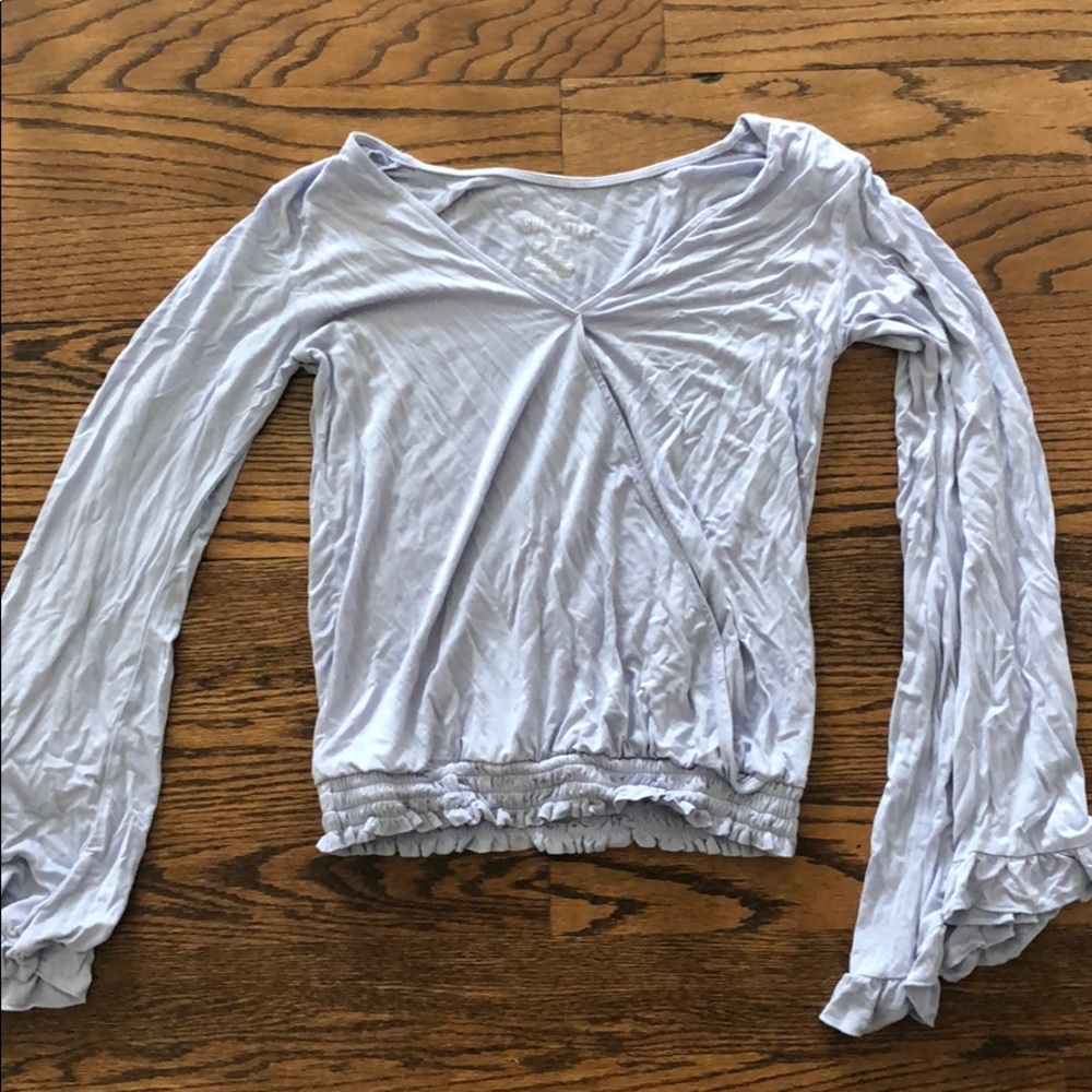 American eagle long sleeve flow top